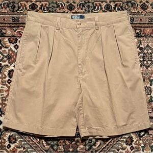 Vintage POLO Ralph Lauren “Tyler Short” double-pleated classic! 36